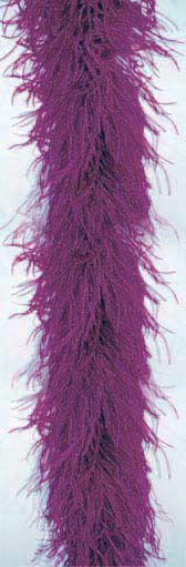 Ostrich feather boa 4 ply - #45 PLUM